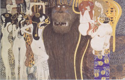 The Hostile Forces by Gustav Klimt